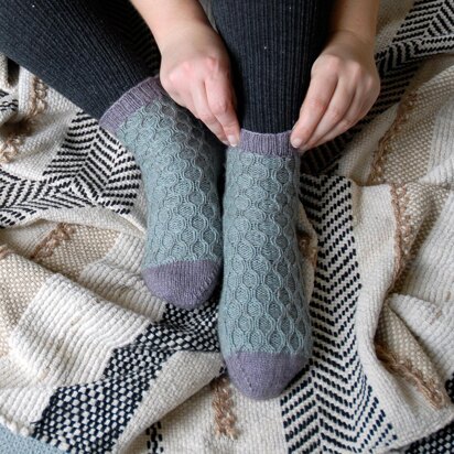 Lavender and Mint Socks