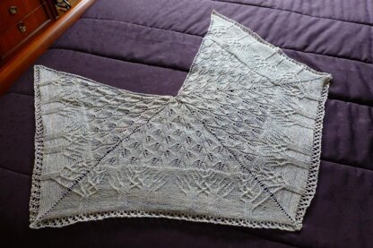 Into the Forest Square Shawl