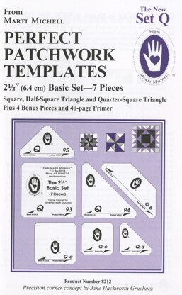 Marti Michell New Set q 2.5in Basic Quilting Template