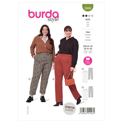 Burda Style Misses' Trousers B5946 - Sewing Pattern