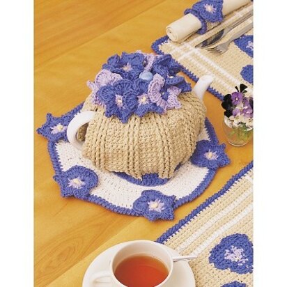 Crochet Tea Cozy in Lily Sugar 'n Cream - Downloadable PDF