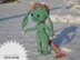 Crochet Pattern Dinosaur Girl Amigurumi toy