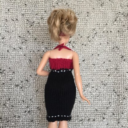 Curvy Barbie Rockabilly Dress and Headband All Sizes