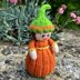 Halloween Pumpkin Doll Knitting Pattern - Toy Knitting Pattern