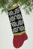 Poinsettia Christmas Stocking