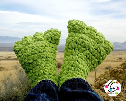 Troll feet online slippers