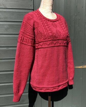 "Helmsdale" Gansey Style Sweater