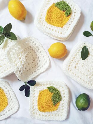 Citrus Squares Blanket