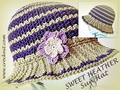 SWEET HEATHER Sun Hat