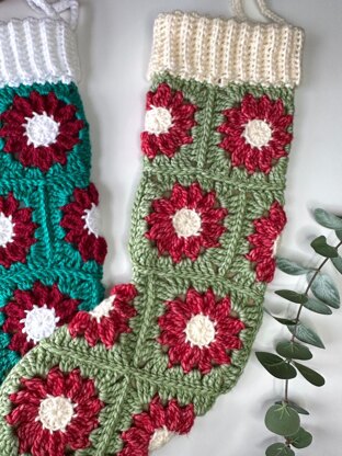 Poinsettia Stocking