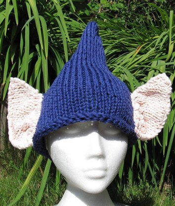 Bigears Purple Pixie Hat