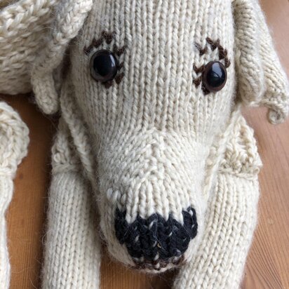 Golden Retriever Scarf Knitting Pattern Buddy