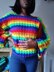 Lili Rainbow Crochet Sweater