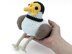 Amigurumi Masked Lapwing Plover Bird