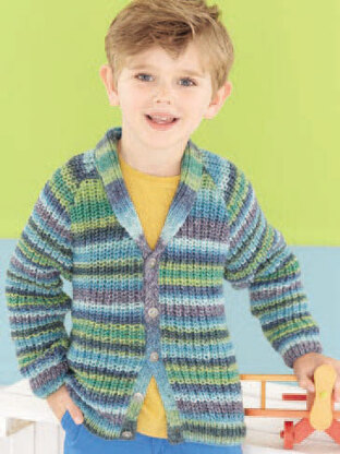 Shawl Collar and V Neck Cardigans in Sirdar Snuggly Rascal DK - 4772 - Downloadable PDF
