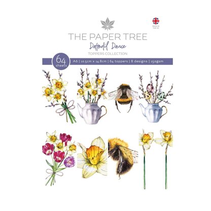 The Paper Tree Daffodil Dance A6 Topper Pad