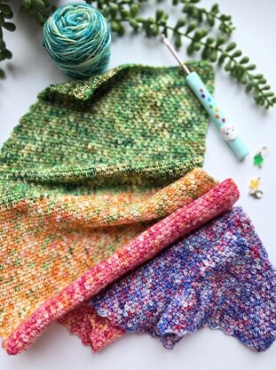 Magic Moss Stitch Scarf