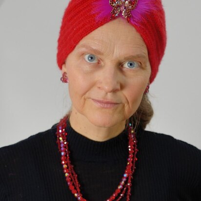 Turban hat Victoria - knitting pattern