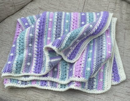 Bobble Stripe Blanket