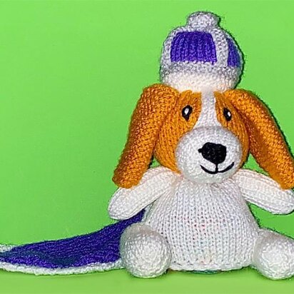 King Charles Spaniel choc orange cover /15cm toy