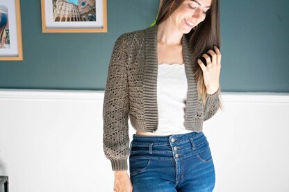 Diamond Crochet Cardigan