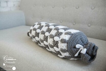 Pebbled Archway Reversible Bolster Pillow Cover