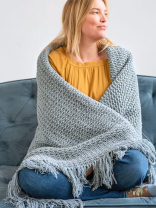 Amorie Blanket in Berroco  Remix Chunky - Downloadable PDF