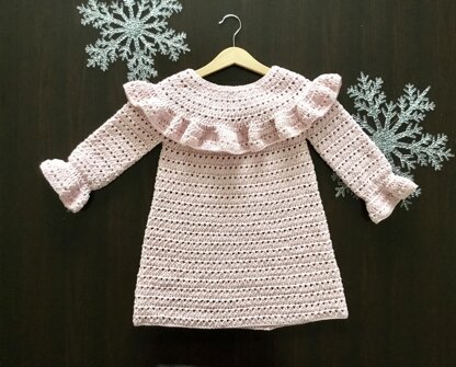 Mia Baby Girl Long Sleeve Dress N 472