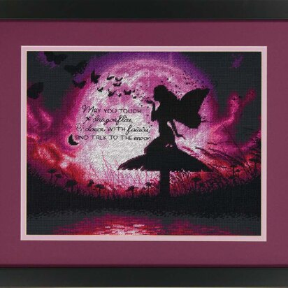 Dimensions Butterfly Fairy Cross Stitch Kit - 35.5cm x 28cm