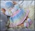 Frilled Skirt all in one Romper Set 16-22” doll/preemie-3m+ baby