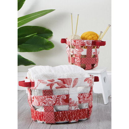 Simplicity Fabric Baskets by Carla Reiss Design S9623 - Sewing Pattern