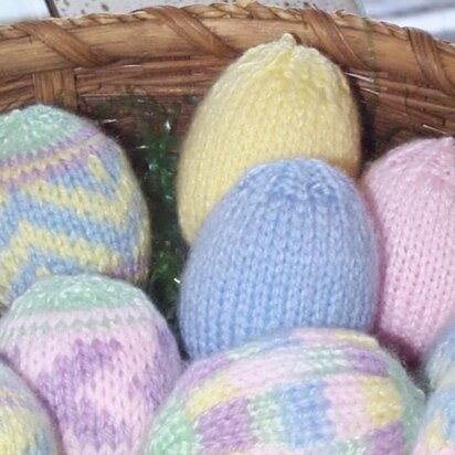 Knitted Easter Eggs