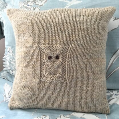 Solitary Owl Cushion Cover