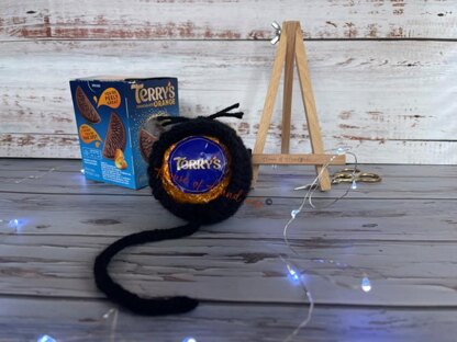 Black Cat Chocolate Orange Cover Knitting Pattern