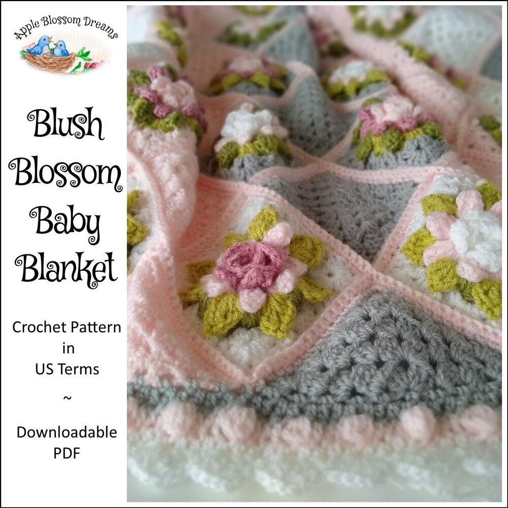 Yarn and Colors Blossom Blanket Crochet Kit 