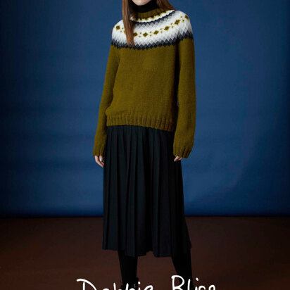 Katrin Jumper - Knitting Pattern For Women in Debbie Bliss Cashmerino Aran