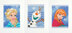 Vervaco Greeting Card Kit Disney Elsa, Olaf&Anna Set Of 3 Cross Stitch Kit