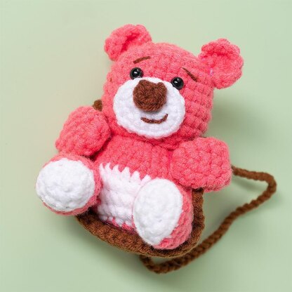 Strawberry Bear Car Hanging