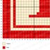 Bordered Cushion L Initial Letter Pillow Mini C2C Crochet Pattern ABC Name Bolster