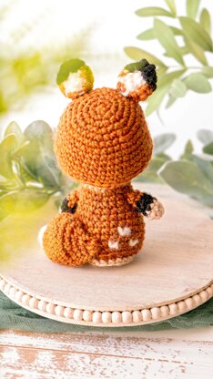 Woodland Crochet Fox Amigurumi Doll