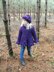 "Woodland Blueberry" Child Adult Sweater with Brimmed Hat