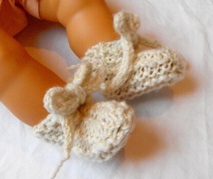 Olivia Preemie Booties