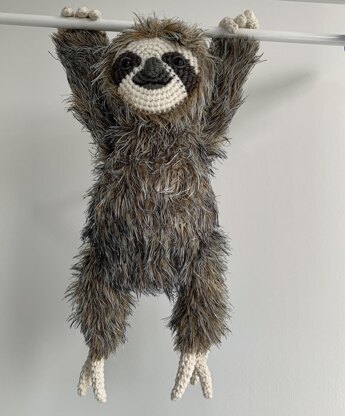 Hanging Crocheted Sloth