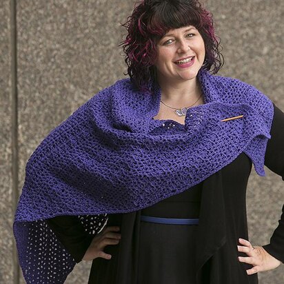 Plum Pudding Shawl