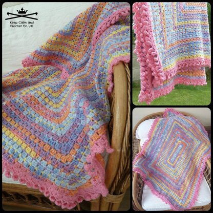 Chocolate Box Twist Baby Blanket
