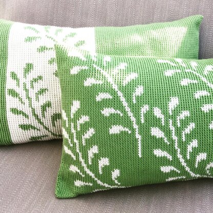 Fern Crochet Cushion