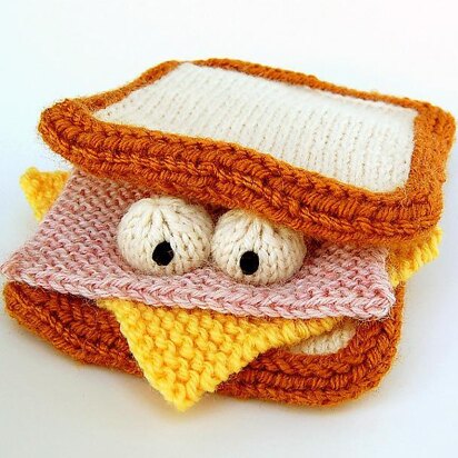 Sammich Amigurumi Sandwich Toy - knitting pattern