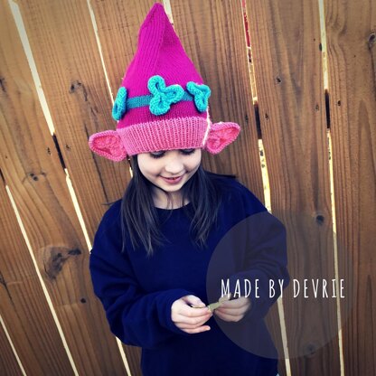Poppy Troll Hat