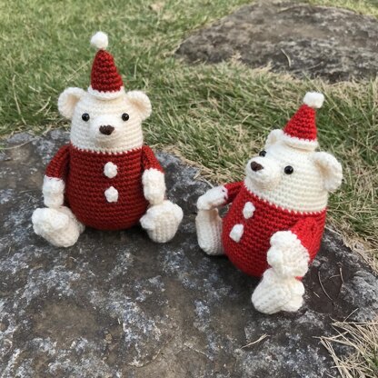 PALMy Santa Bear amigurumi / サンタベア あみぐるみ