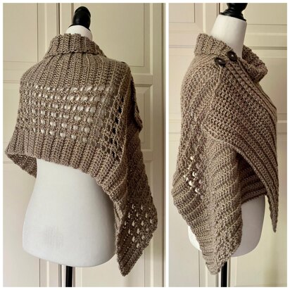 Beginner's Button Wrap Shawl: Best-Beginners-Button-Wrap Around